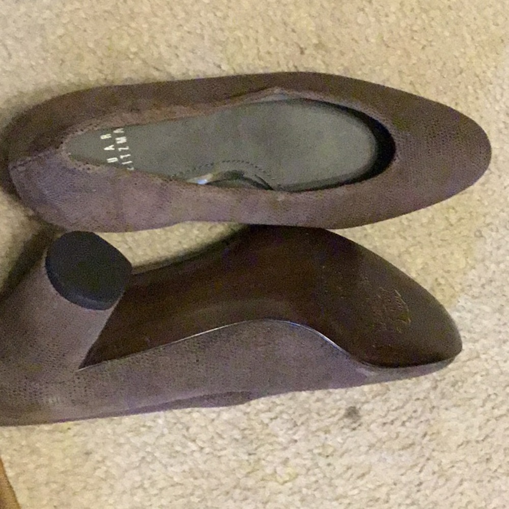 Stuart Weitzman suede brown shoes size 7.5